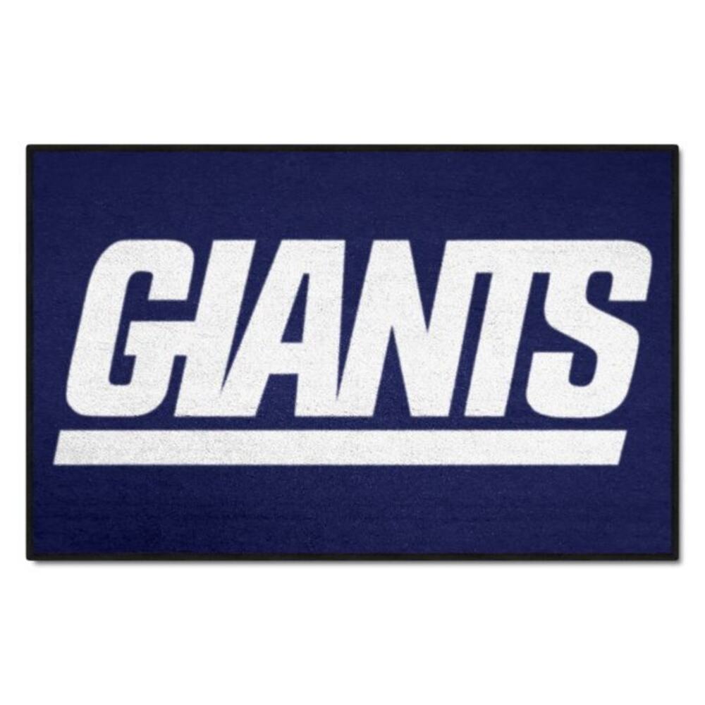 New York Giants Mat Retro Rugs 19" x 30" NFL 1970's New Carpet Rectangle